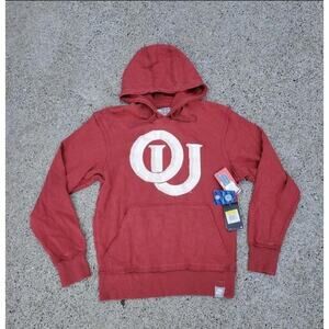 Nike University of Oklahoma Sooners Hooded Sweatshirt Burgundy Sz S NWT